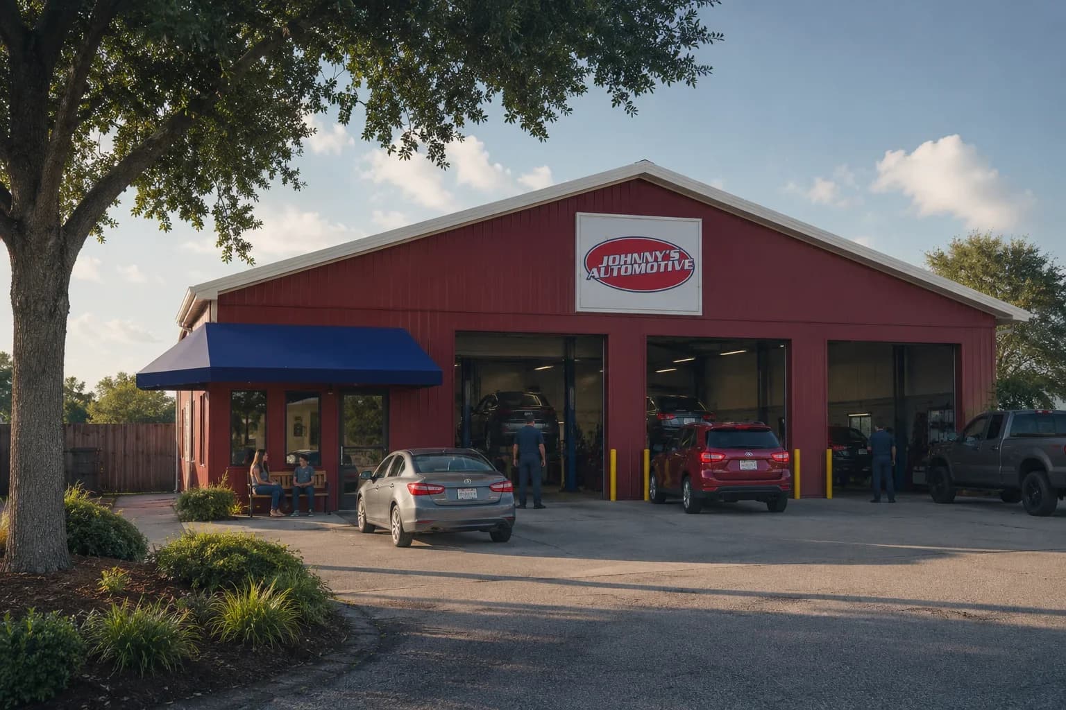 Johnny's Automotive team
